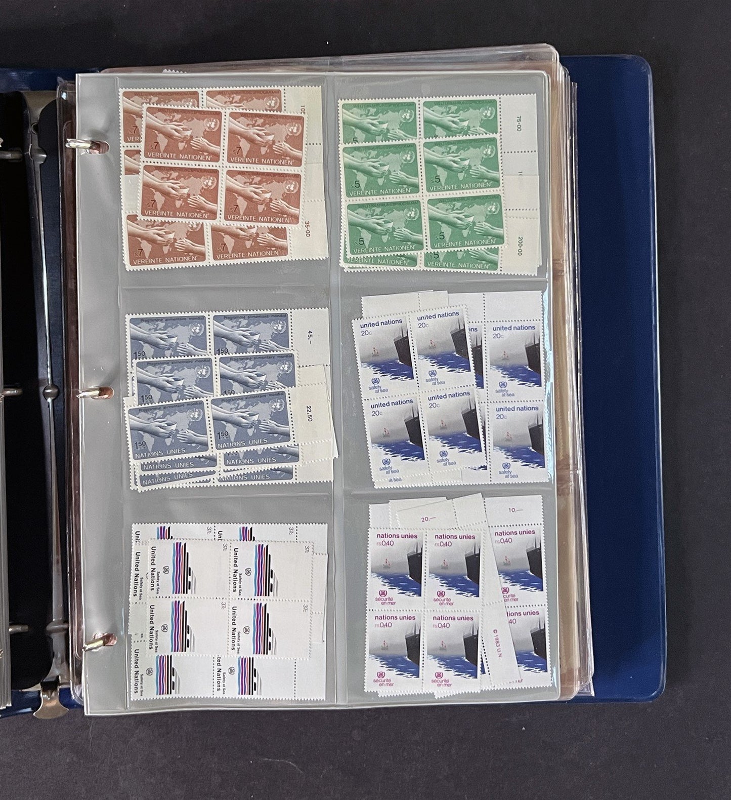 United Nations MNH Stamp Collection Lot 2000+ UN Stamps Accumulation ZAYIX