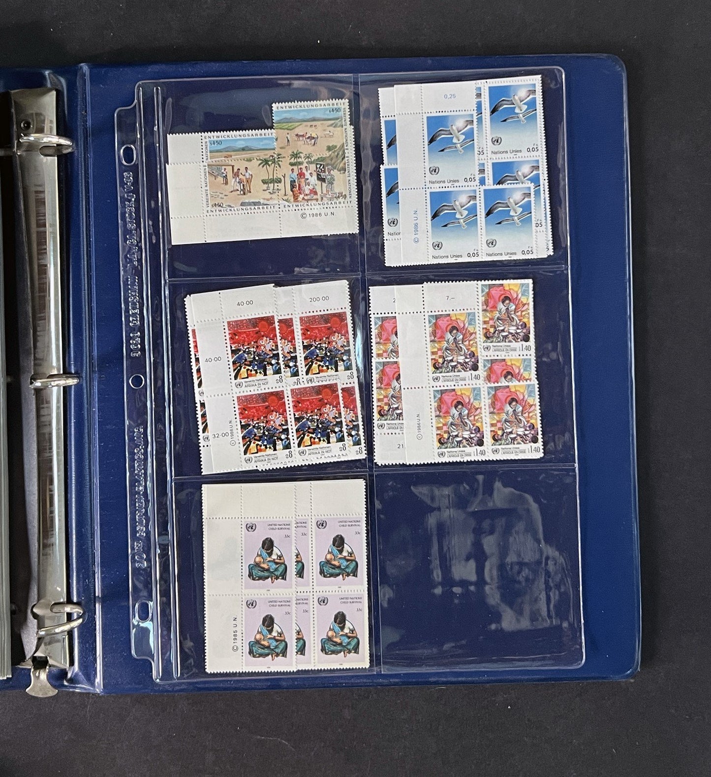 United Nations MNH Stamp Collection Lot 2000+ UN Stamps Accumulation ZAYIX
