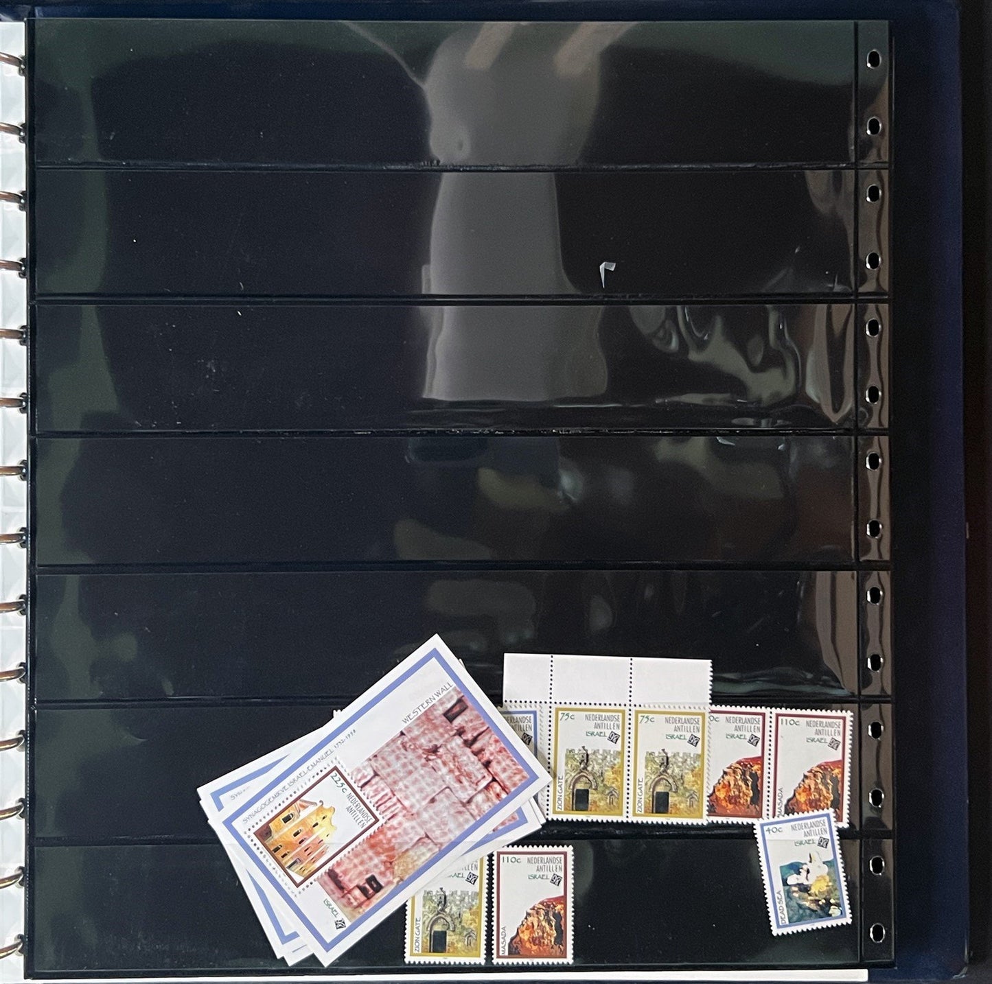 Judaica MNH Topical Stamp Collection 52 stamps & 25 sheets SAFE stock book ZAYIX