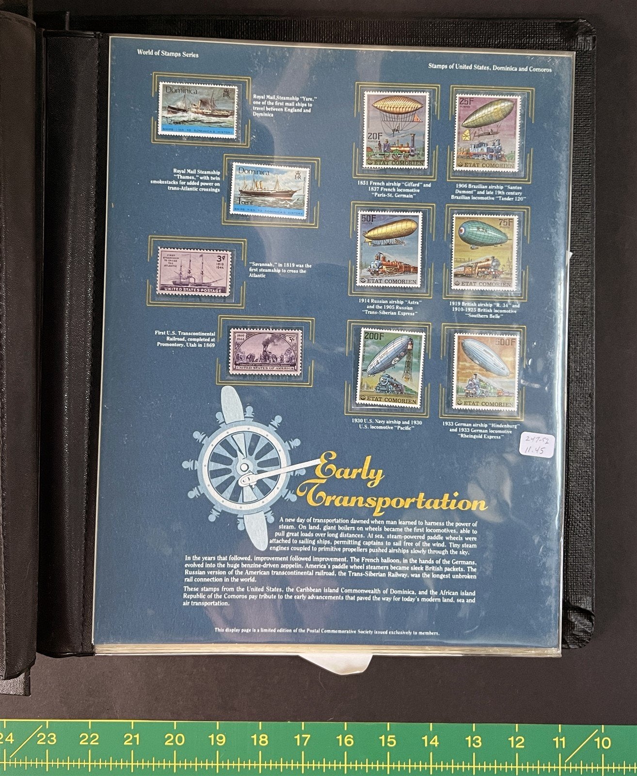World of Stamps Collection of 266 MNH in a PCS Album Catalog Value $440+ ZAYIX