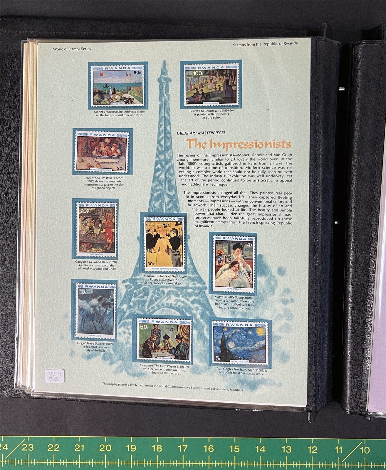 World of Stamps Collection of 266 MNH in a PCS Album Catalog Value $440+ ZAYIX