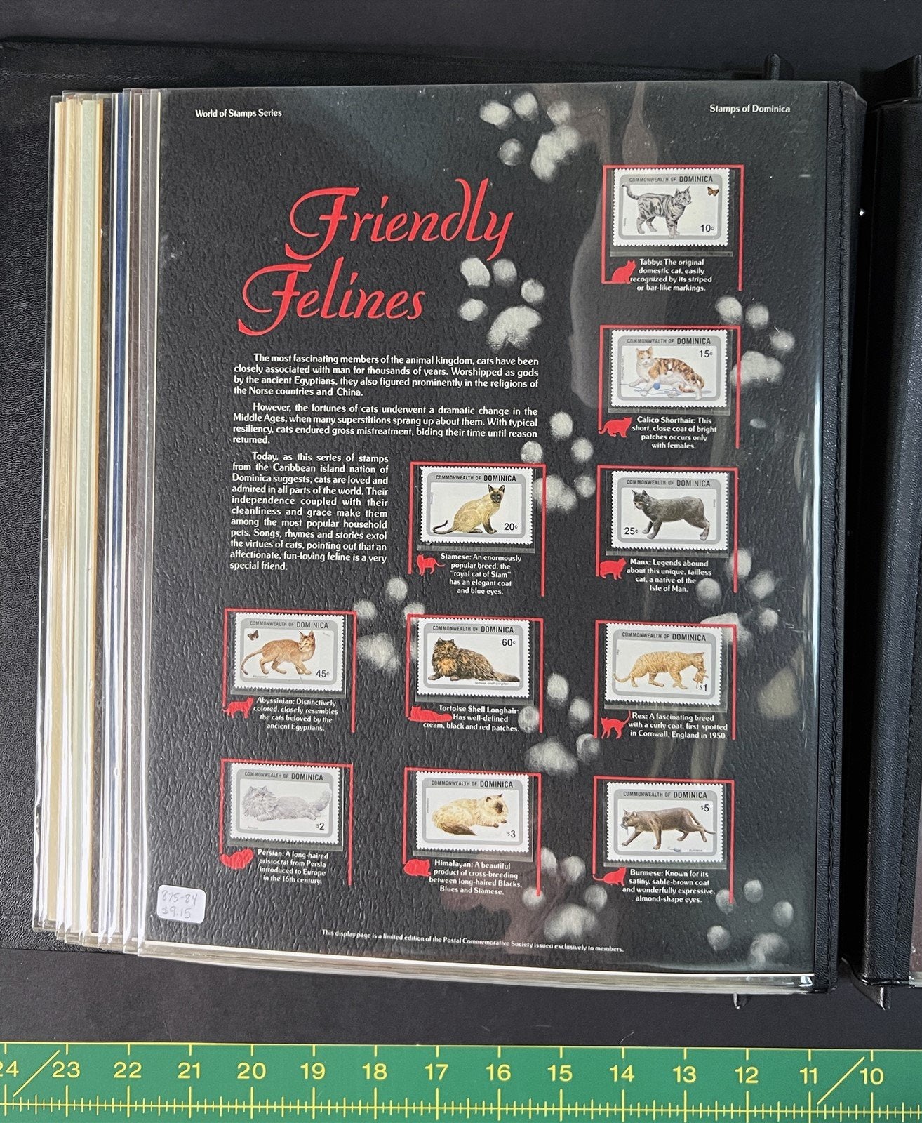 World of Stamps Collection of 266 MNH in a PCS Album Catalog Value $440+ ZAYIX