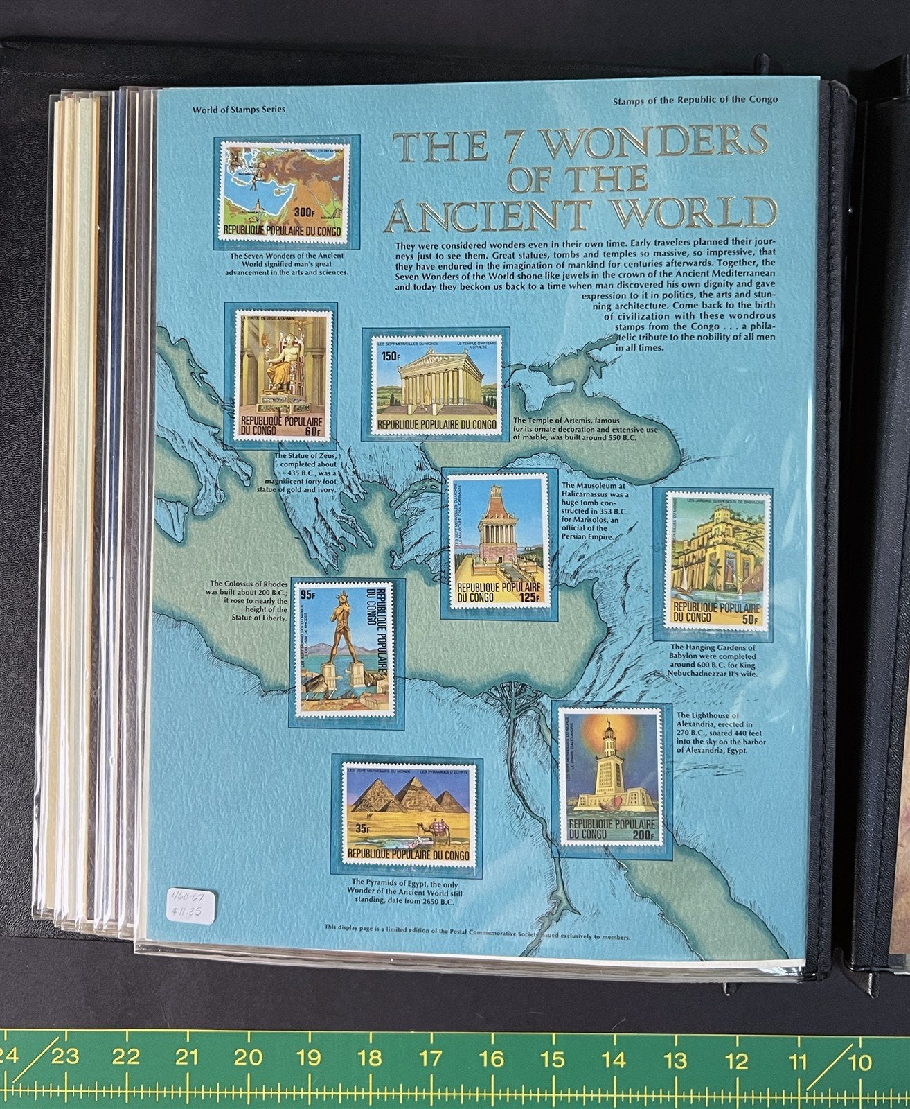World of Stamps Collection of 266 MNH in a PCS Album Catalog Value $440+ ZAYIX