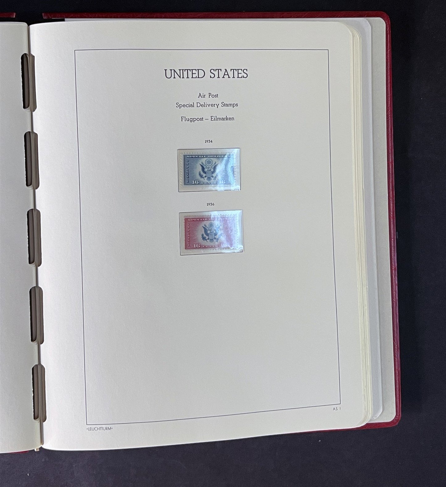 US Air Mail Stamp Collection Mint in Pristine Lighthouse Hingeless Album ZAYIX