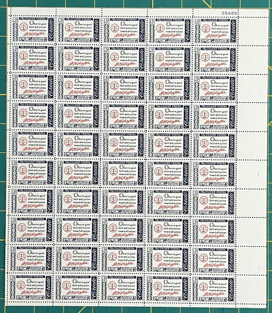 US 1960 4c George Washington Credo Mint Sheet MNH (Scott 1139) ZAYIX