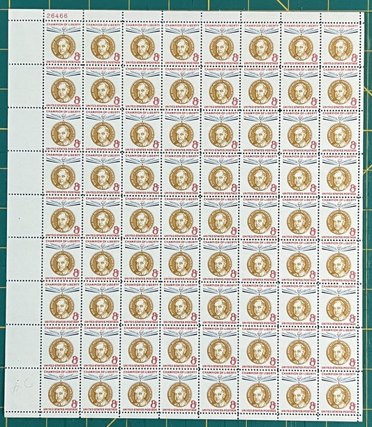 US 1959 8c Ernst Reuter Mint Sheet MNH (Scott 1137) ZAYIX