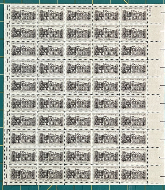 US 1956 3c Wheatland James Buchanan Sheet MNH (Scott 1081) ZAYIX