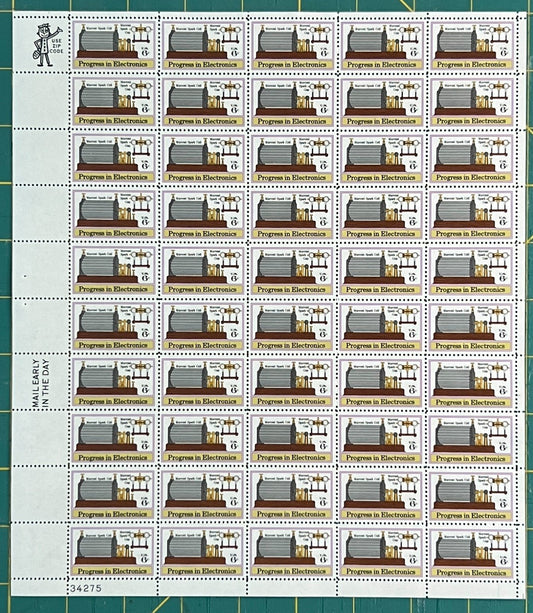 US 1973 6c Marconi's Spark Coil Mint Sheet MNH (Scott 1500) ZAYIX