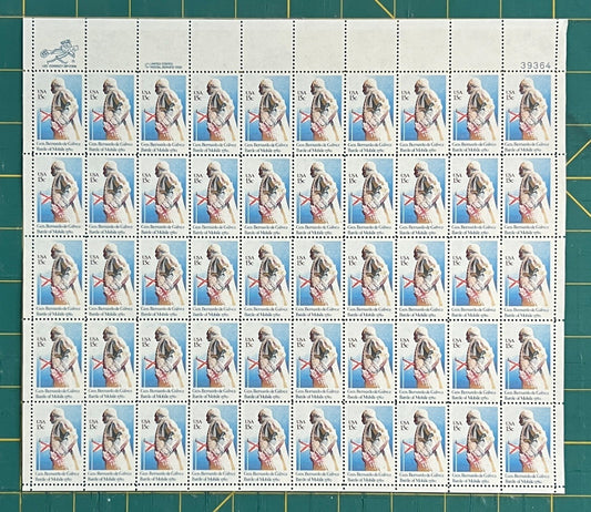 US 1980 15c Gen. Bernardo de Galvez Mint Sheet MNH (Scott 1826) ZAYIX