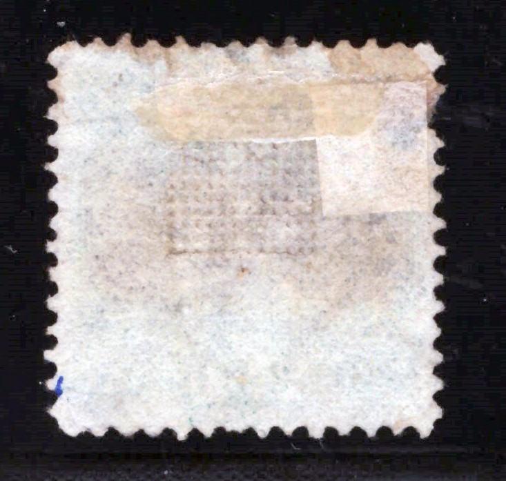 US 120 Used VF 1869 24c green & violet G Grill, small crease, PSAG Cert ZAYIX