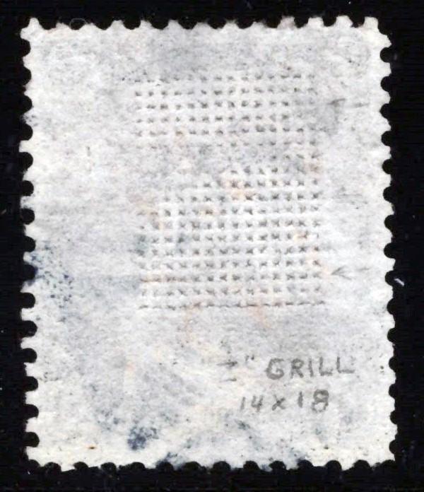 US 85B Used F, Z Grill, Star Fancy Cancel, 1868 2c black Jackson, APS Cert ZAYIX
