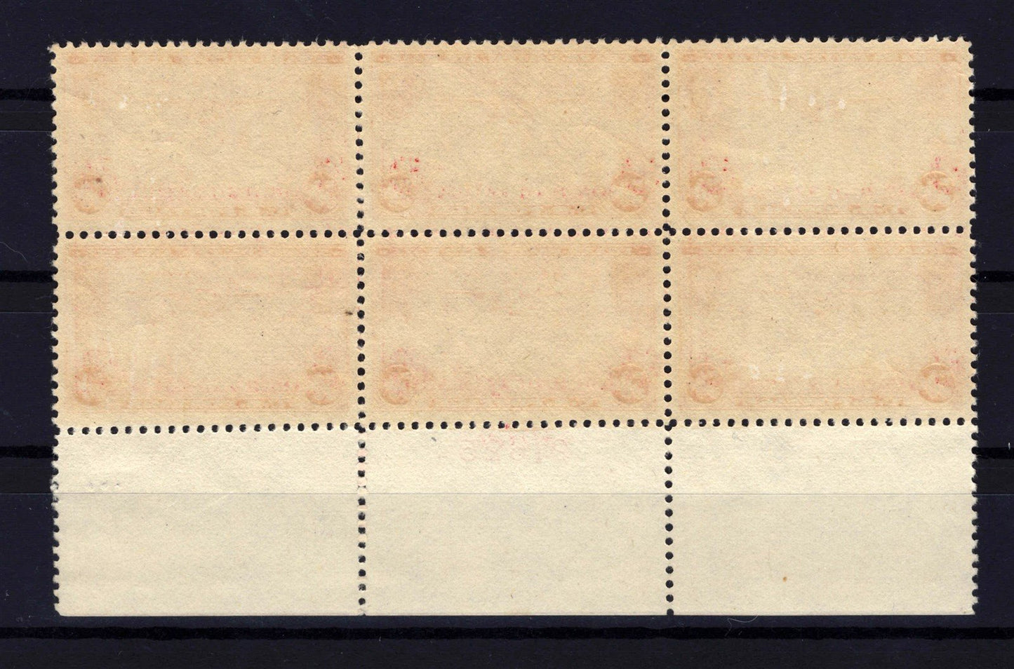 US C22 MNH VF 1937 50c carmine China Clipper airmail Plate Block Plt#21625 ZAYIX