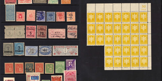 Germany & Area Revenues Local Posts Railway Parcel Stamps Collection Lot ZAYIX