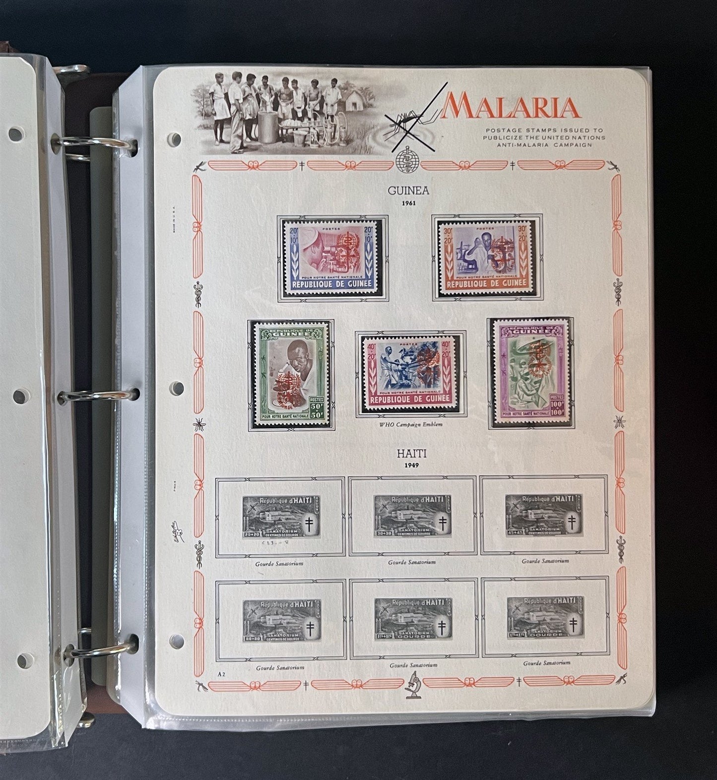 Malaria Eradication MNH Collection 255 stamps & 20 SS on White Ace pages ZAYIX