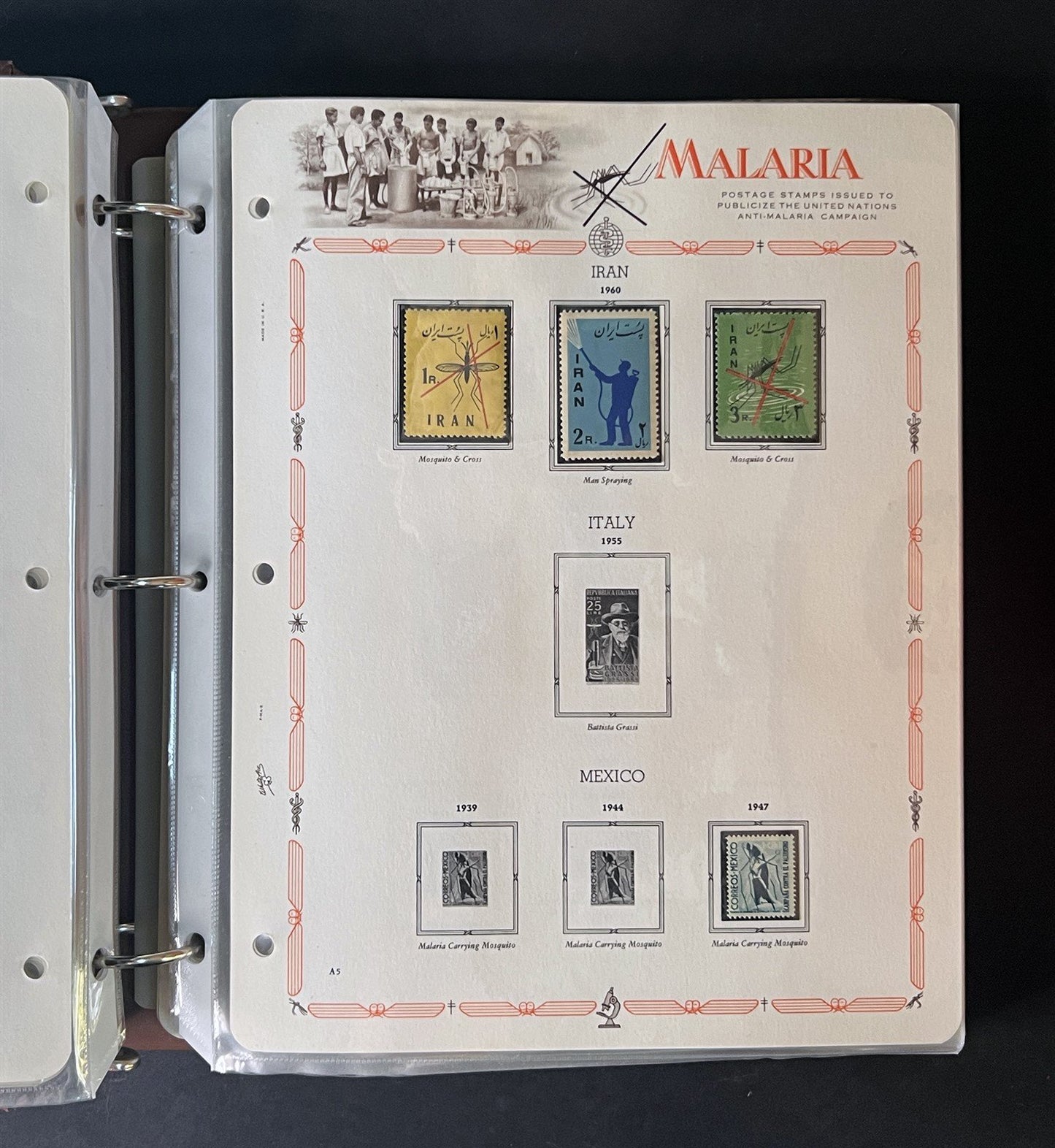 Malaria Eradication MNH Collection 255 stamps & 20 SS on White Ace pages ZAYIX