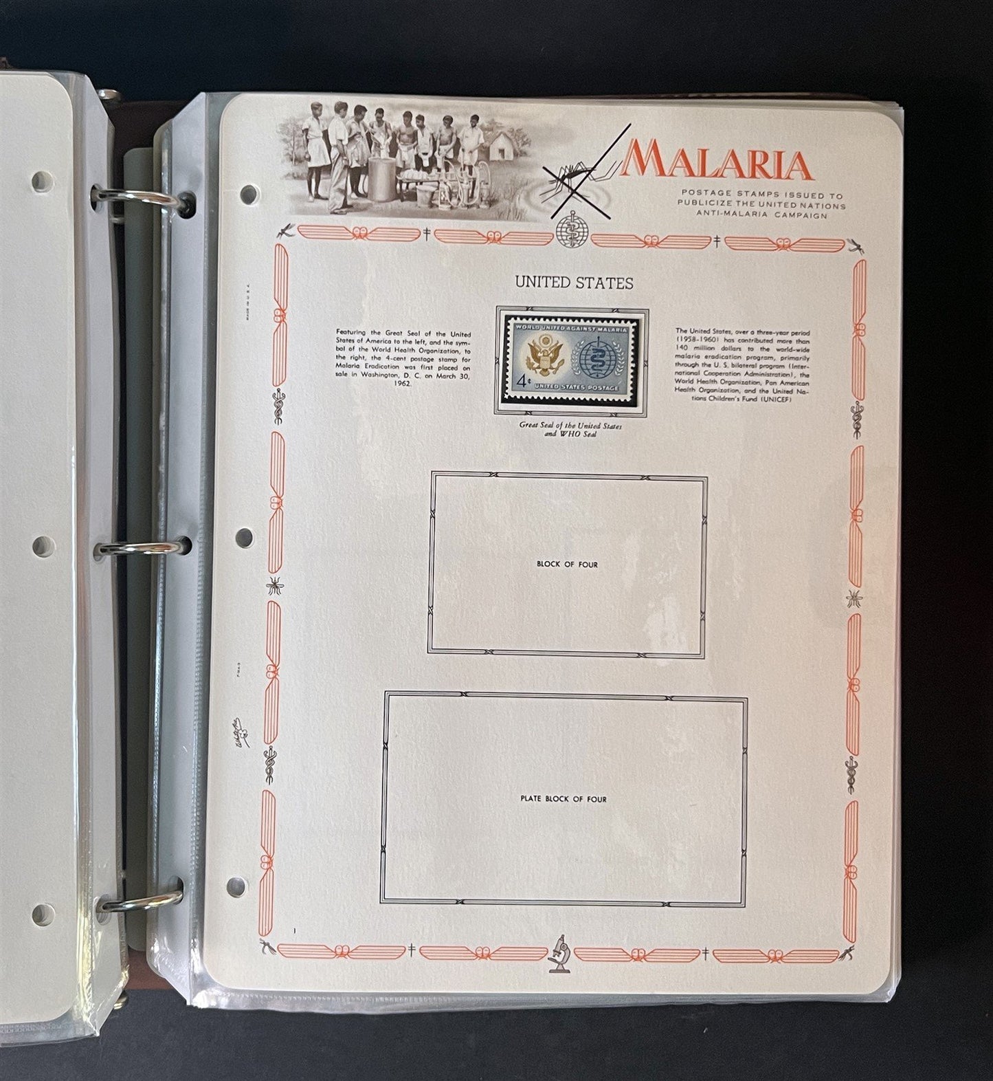 Malaria Eradication MNH Collection 255 stamps & 20 SS on White Ace pages ZAYIX