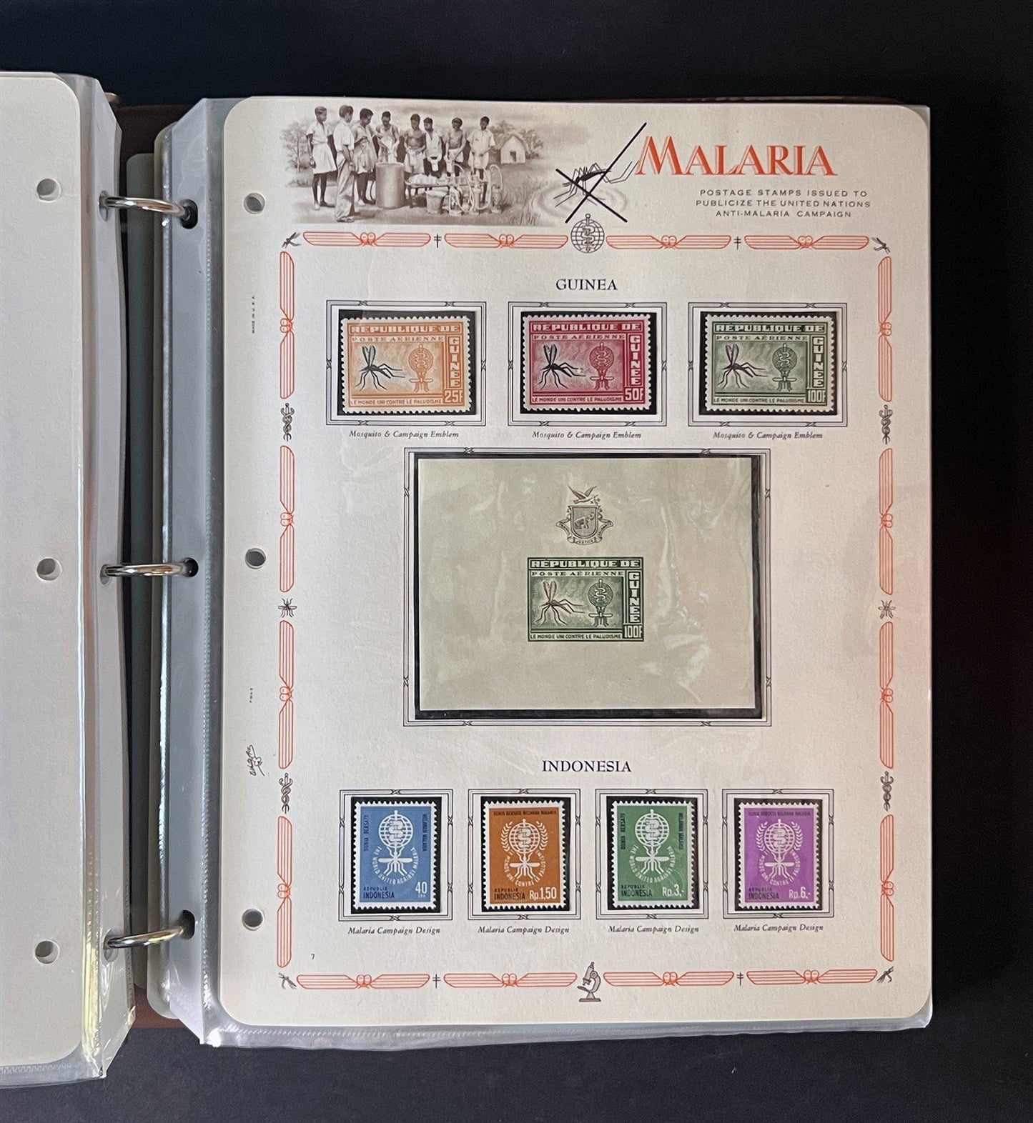 Malaria Eradication MNH Collection 255 stamps & 20 SS on White Ace pages ZAYIX