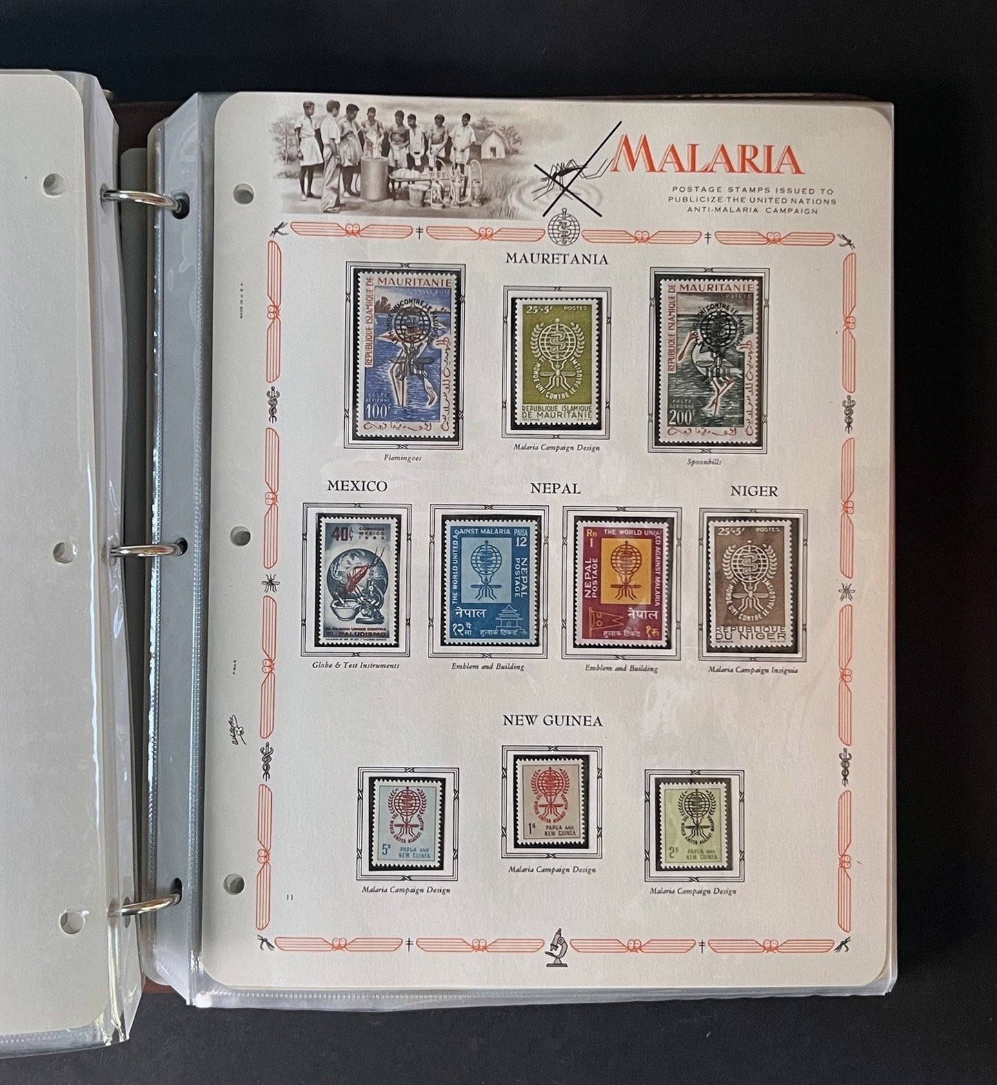 Malaria Eradication MNH Collection 255 stamps & 20 SS on White Ace pages ZAYIX