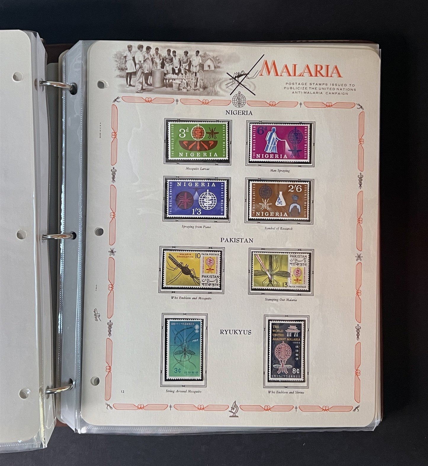 Malaria Eradication MNH Collection 255 stamps & 20 SS on White Ace pages ZAYIX