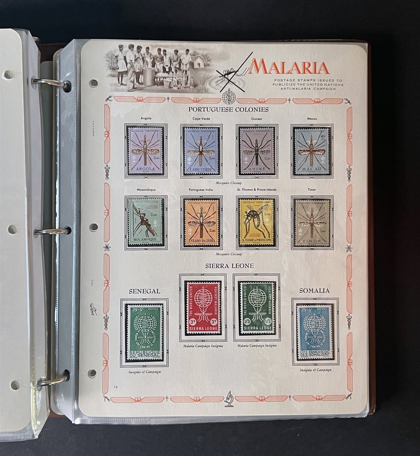 Malaria Eradication MNH Collection 255 stamps & 20 SS on White Ace pages ZAYIX