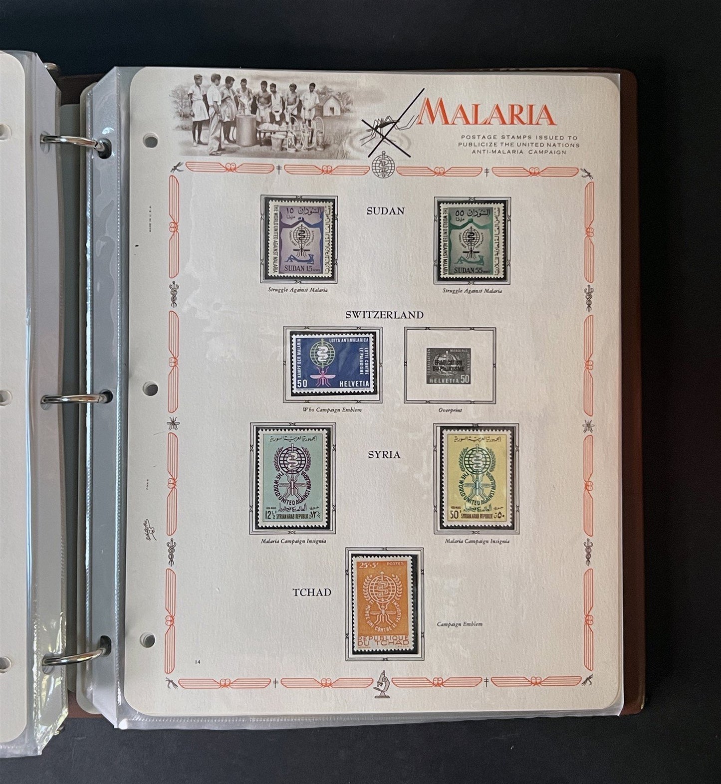Malaria Eradication MNH Collection 255 stamps & 20 SS on White Ace pages ZAYIX