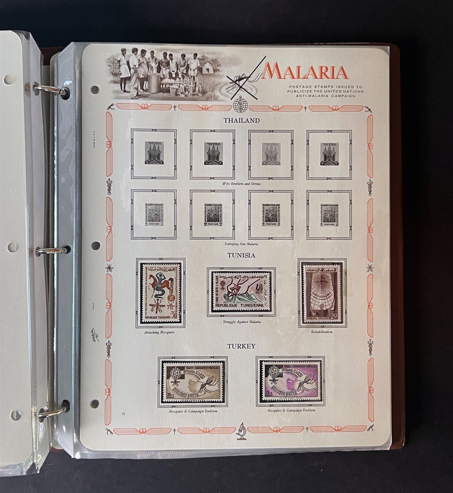 Malaria Eradication MNH Collection 255 stamps & 20 SS on White Ace pages ZAYIX