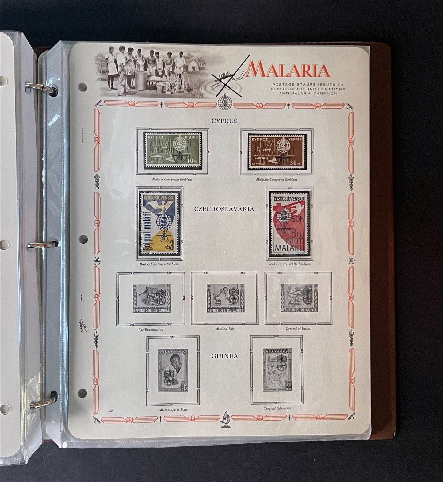 Malaria Eradication MNH Collection 255 stamps & 20 SS on White Ace pages ZAYIX