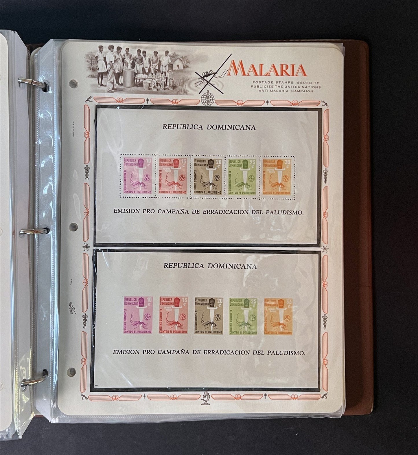Malaria Eradication MNH Collection 255 stamps & 20 SS on White Ace pages ZAYIX