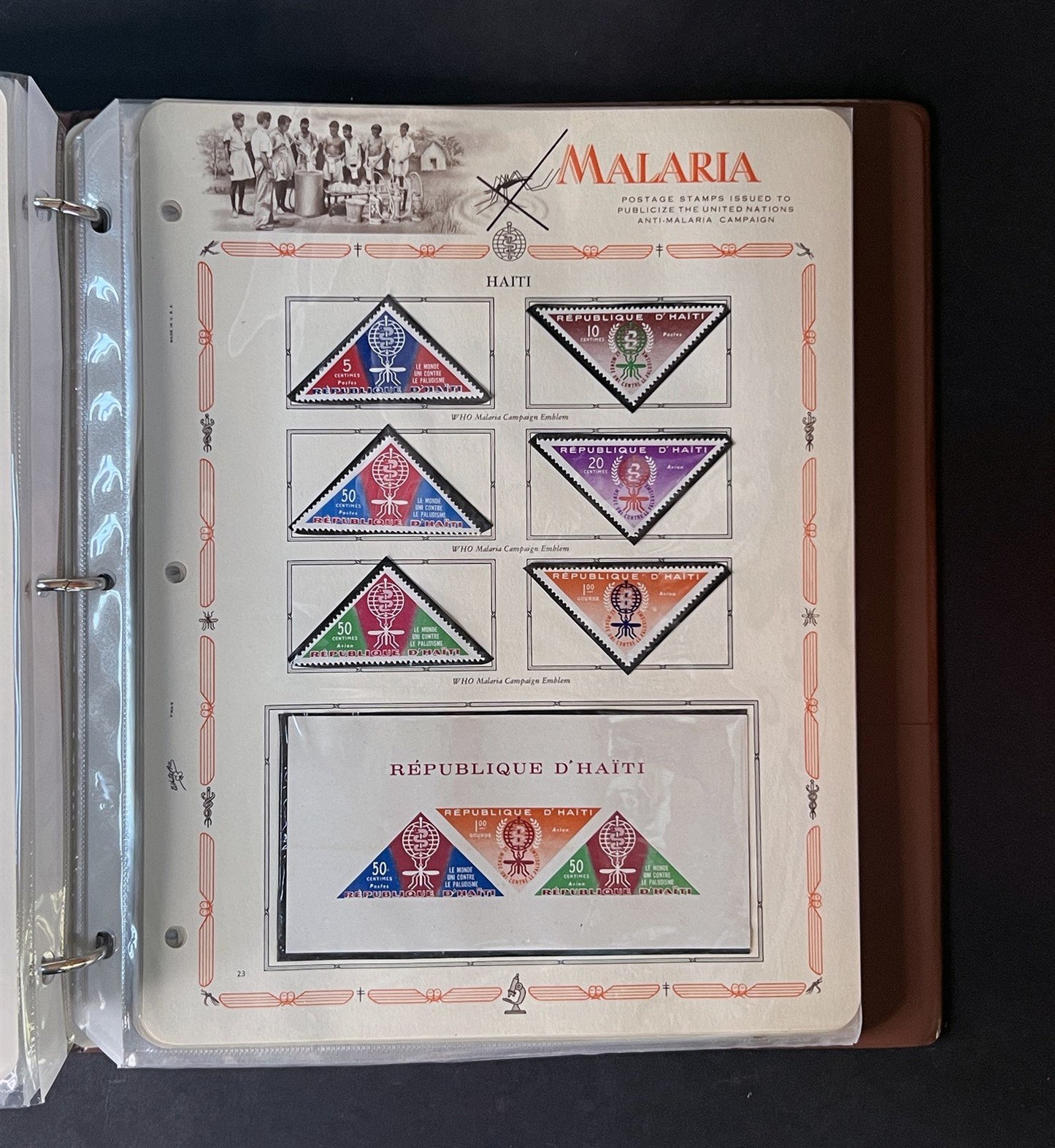 Malaria Eradication MNH Collection 255 stamps & 20 SS on White Ace pages ZAYIX