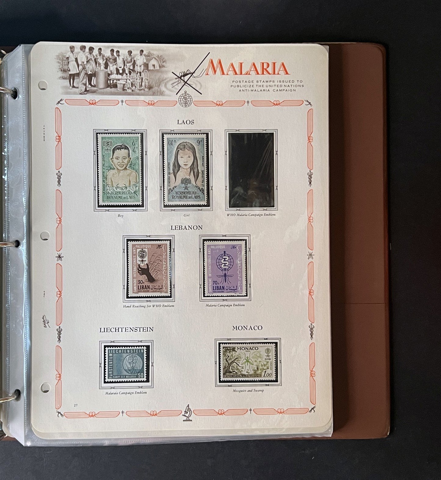 Malaria Eradication MNH Collection 255 stamps & 20 SS on White Ace pages ZAYIX