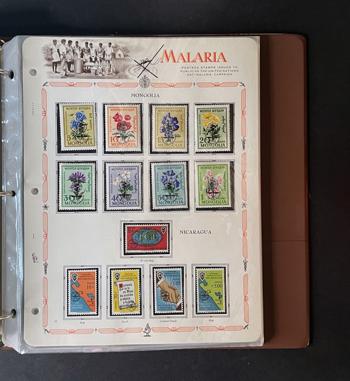 Malaria Eradication MNH Collection 255 stamps & 20 SS on White Ace pages ZAYIX