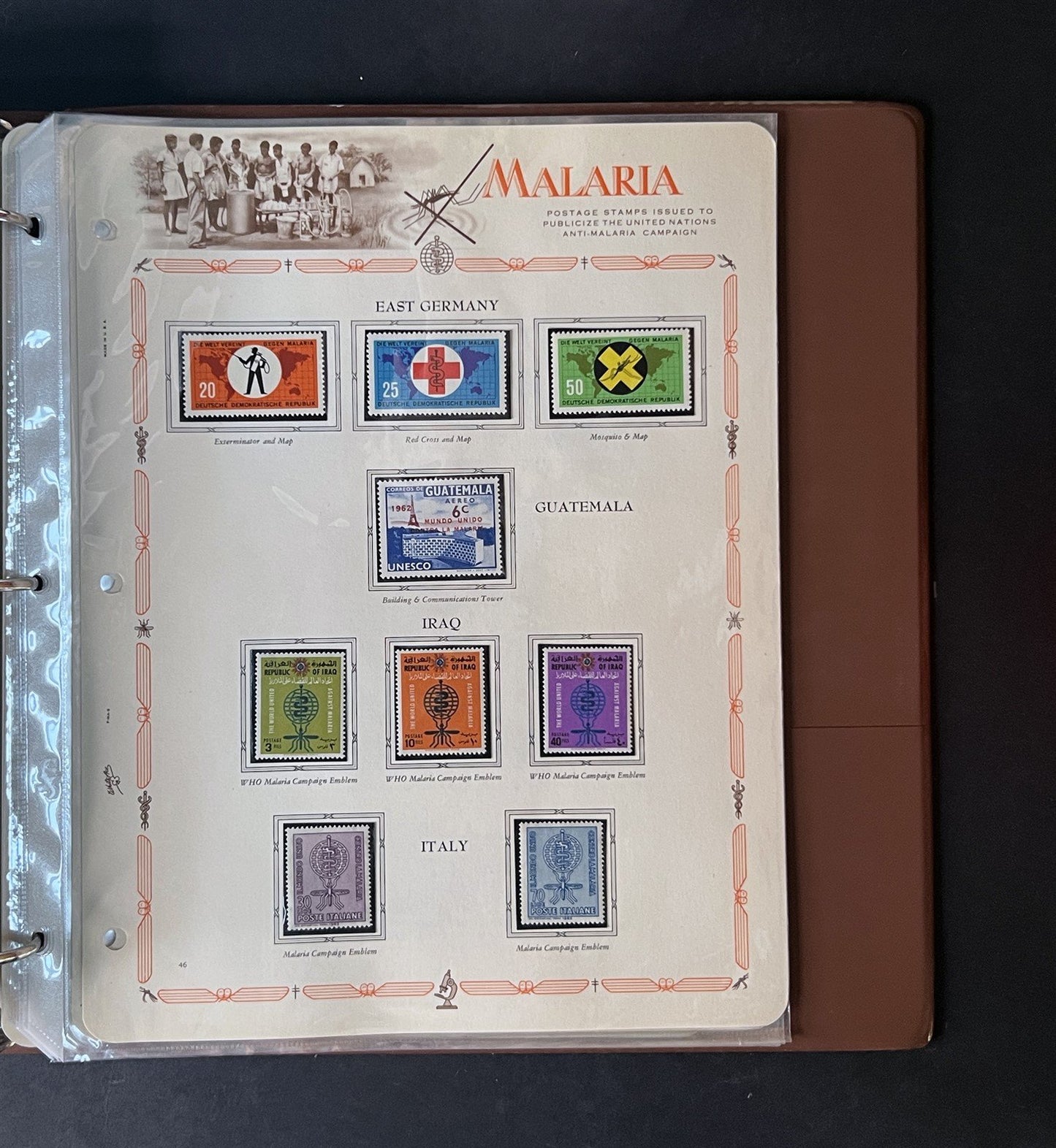 Malaria Eradication MNH Collection 255 stamps & 20 SS on White Ace pages ZAYIX