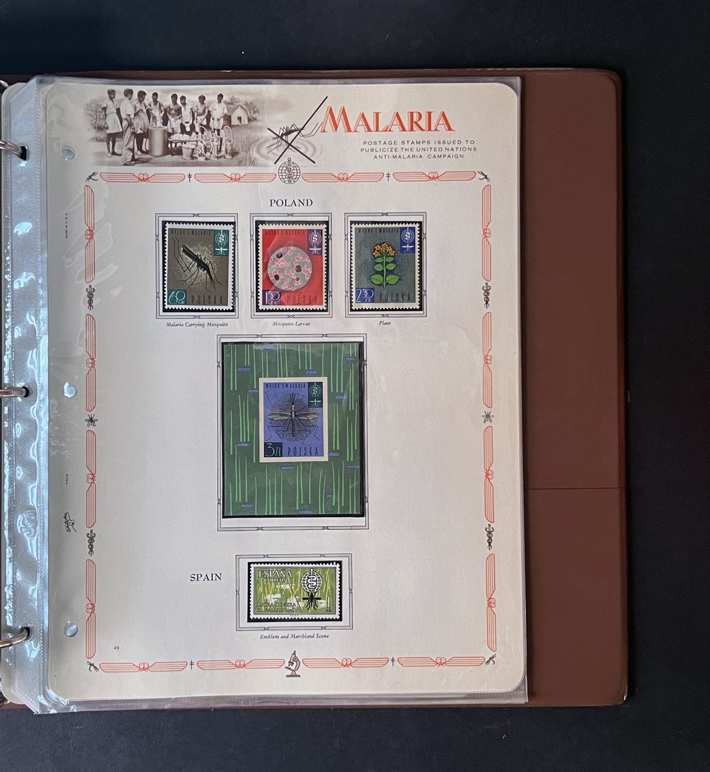Malaria Eradication MNH Collection 255 stamps & 20 SS on White Ace pages ZAYIX
