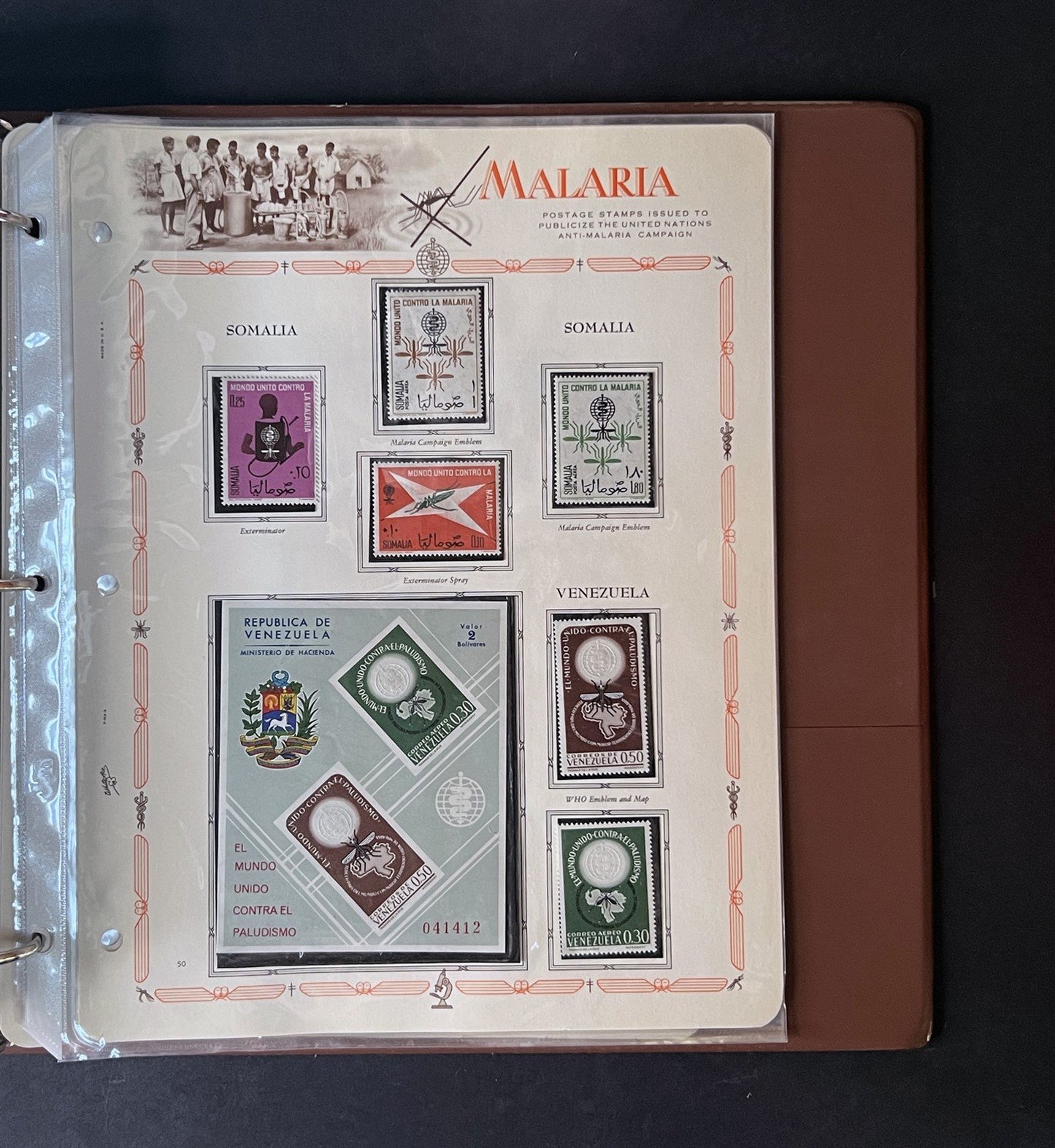 Malaria Eradication MNH Collection 255 stamps & 20 SS on White Ace pages ZAYIX