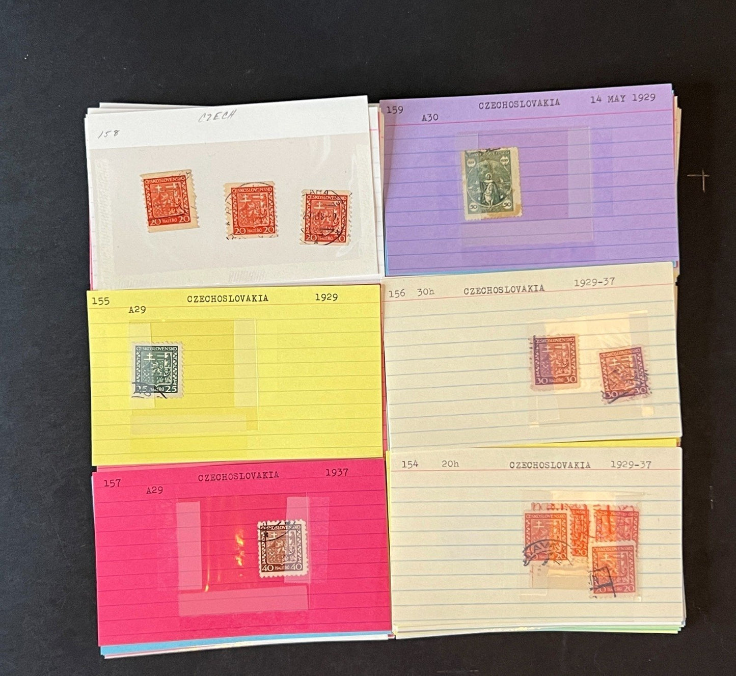 Czechoslovakia Stamp Collection Dealer Cards $687 CV Mint & Used ZAYIX