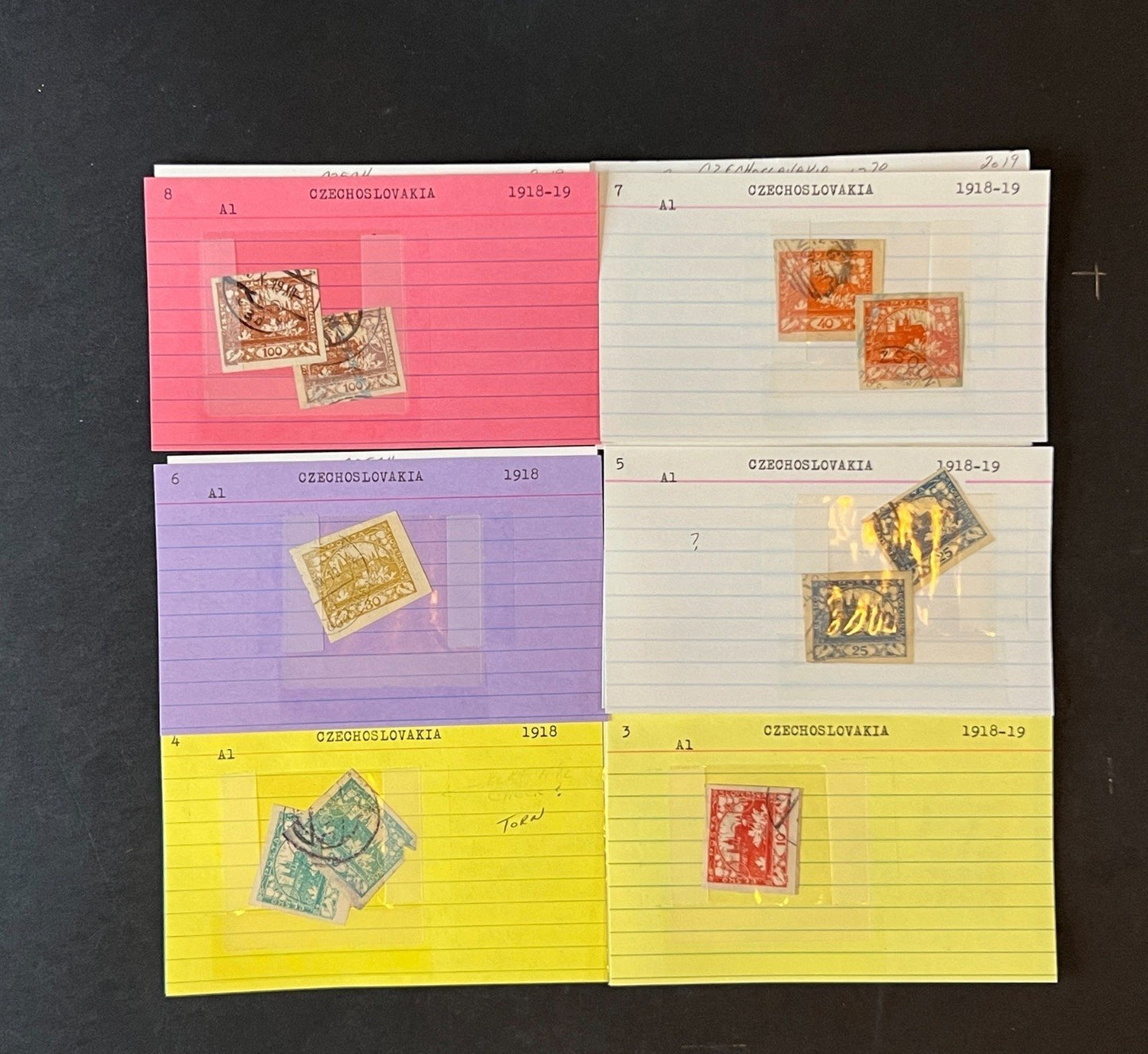 Czechoslovakia Stamp Collection Dealer Cards $687 CV Mint & Used ZAYIX