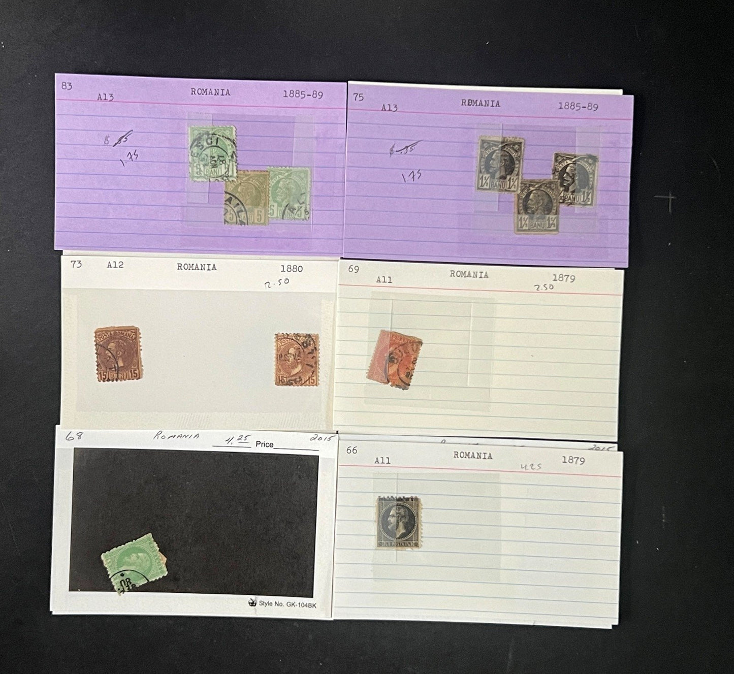 Romania Stamp Collection Dealer Cards $838 CV Mint & Used ZAYIX