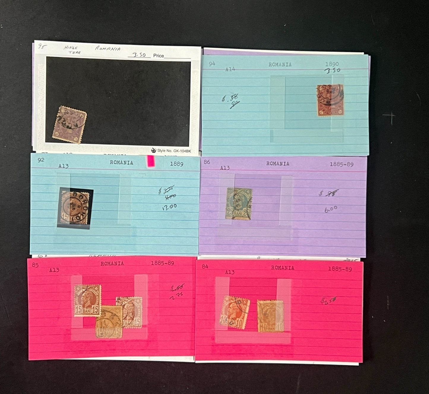 Romania Stamp Collection Dealer Cards $838 CV Mint & Used ZAYIX