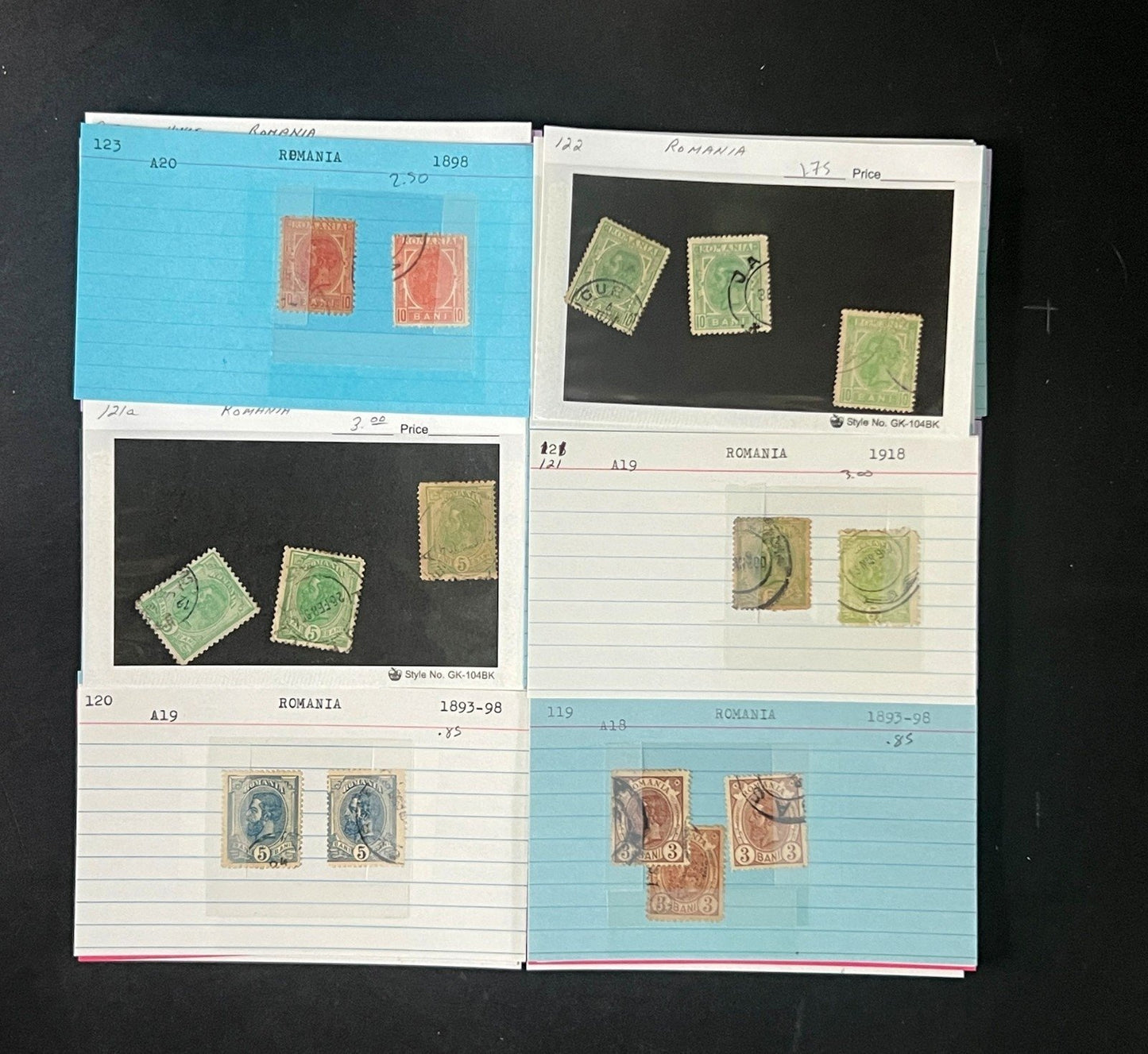 Romania Stamp Collection Dealer Cards $838 CV Mint & Used ZAYIX