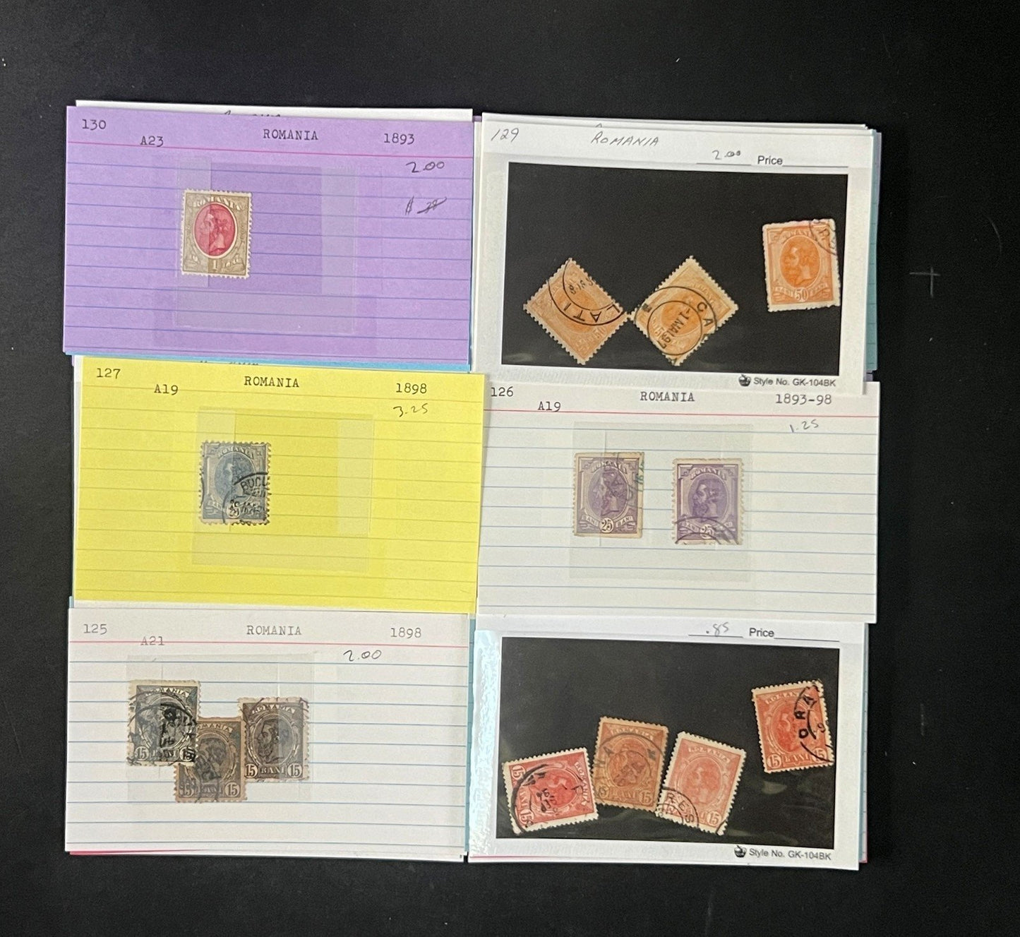 Romania Stamp Collection Dealer Cards $838 CV Mint & Used ZAYIX
