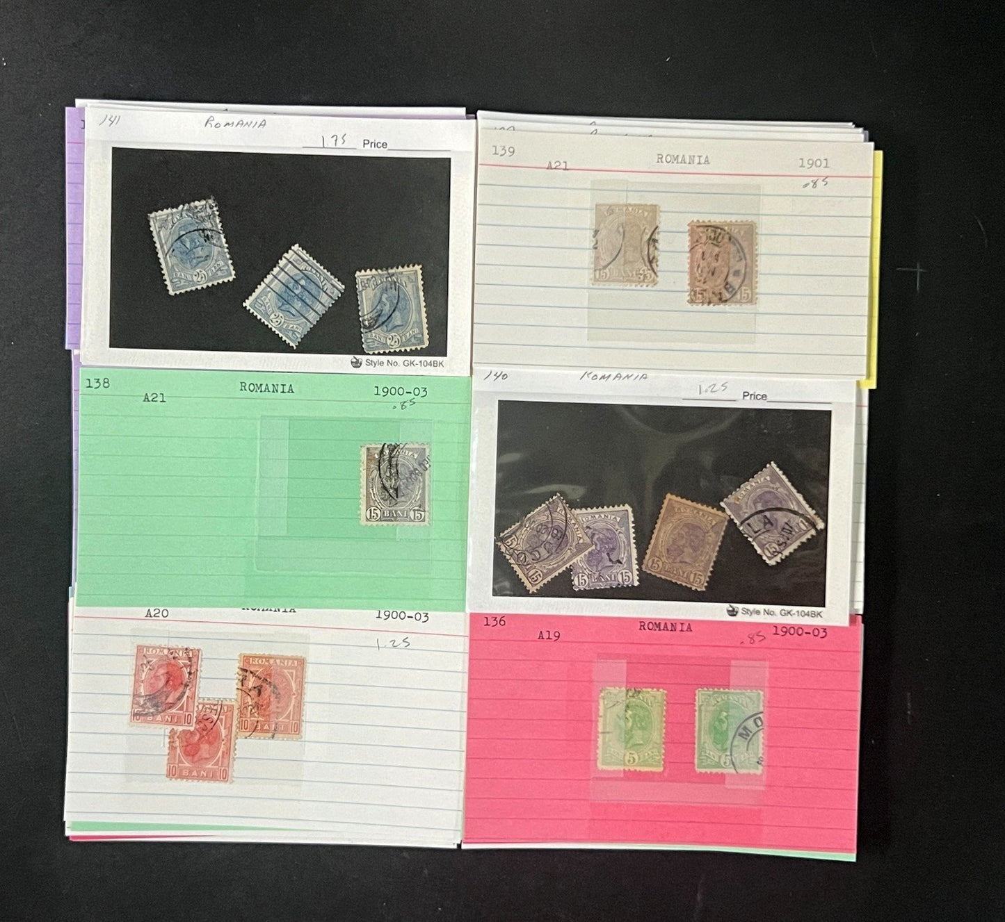 Romania Stamp Collection Dealer Cards $838 CV Mint & Used ZAYIX