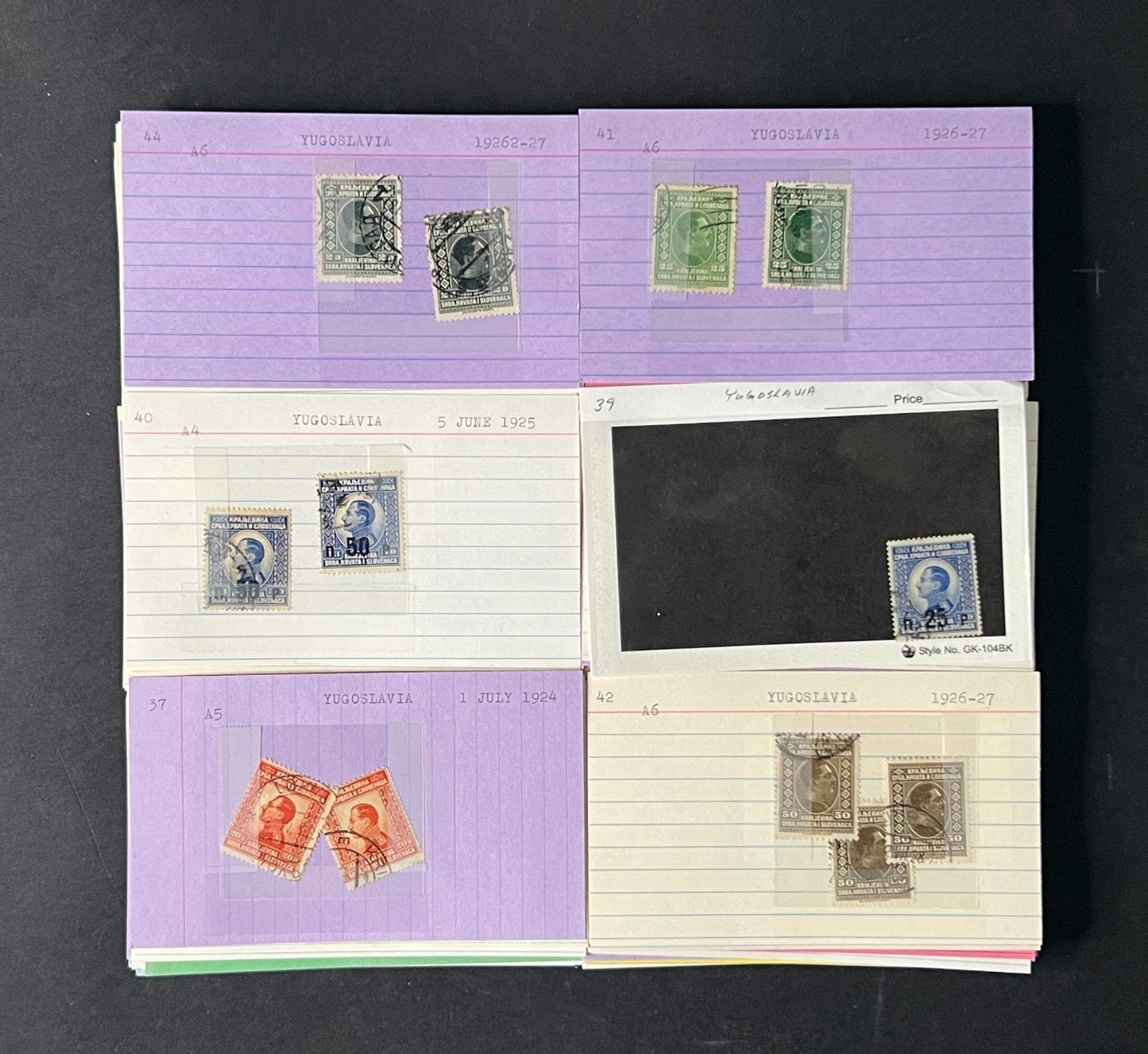 Yugoslavia Stamp Collection Dealer Cards $673 CV Mint & Used ZAYIX