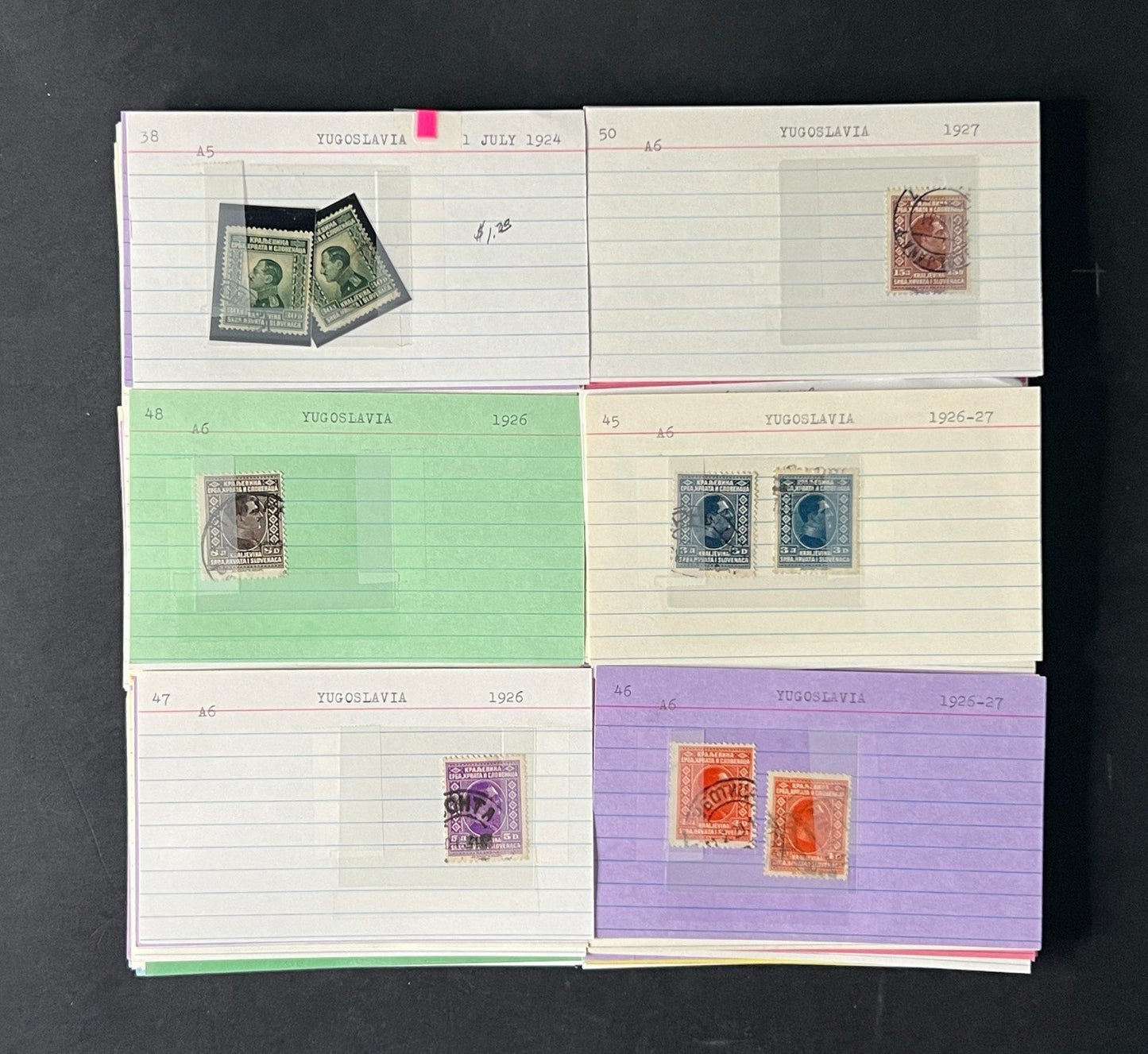 Yugoslavia Stamp Collection Dealer Cards $673 CV Mint & Used ZAYIX