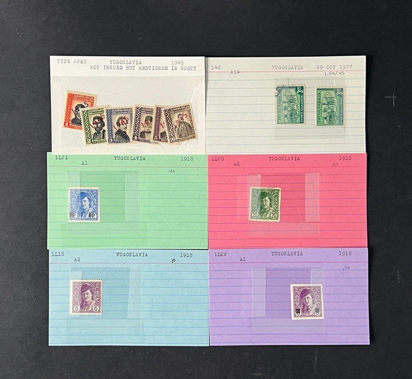 Yugoslavia Stamp Collection Dealer Cards $673 CV Mint & Used ZAYIX