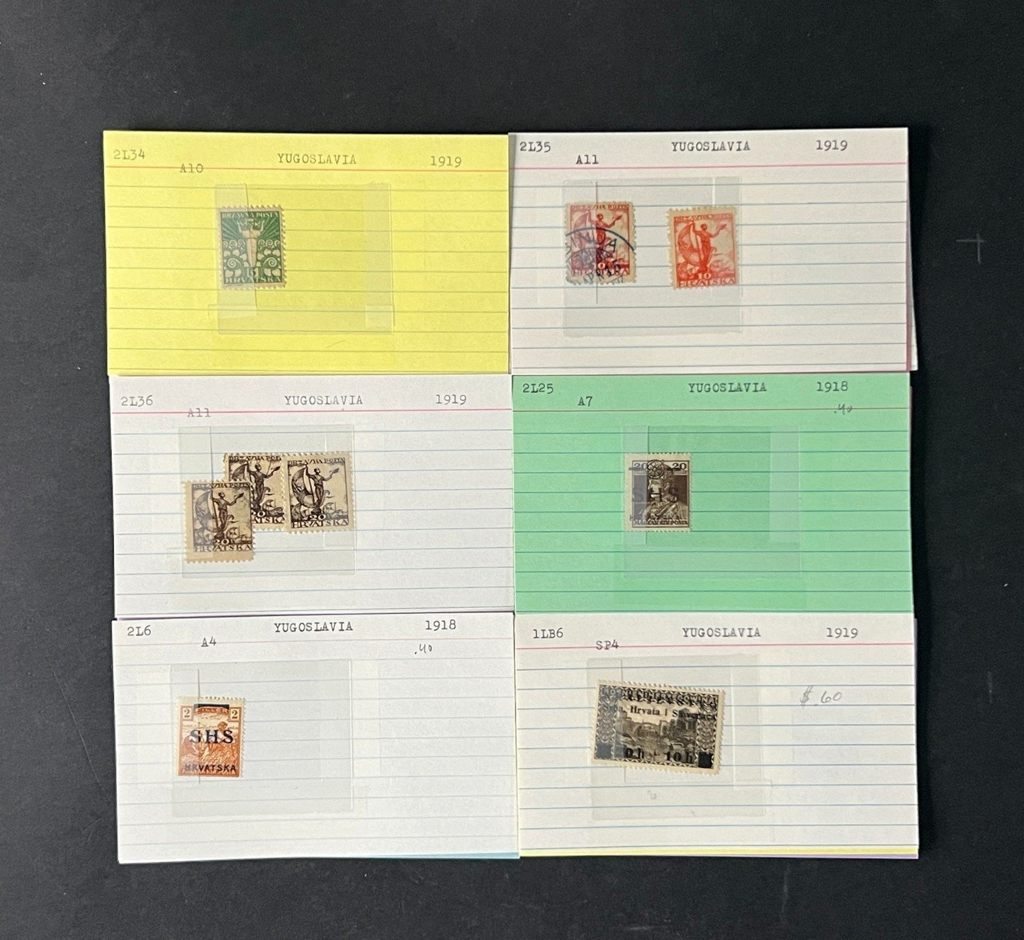 Yugoslavia Stamp Collection Dealer Cards $673 CV Mint & Used ZAYIX