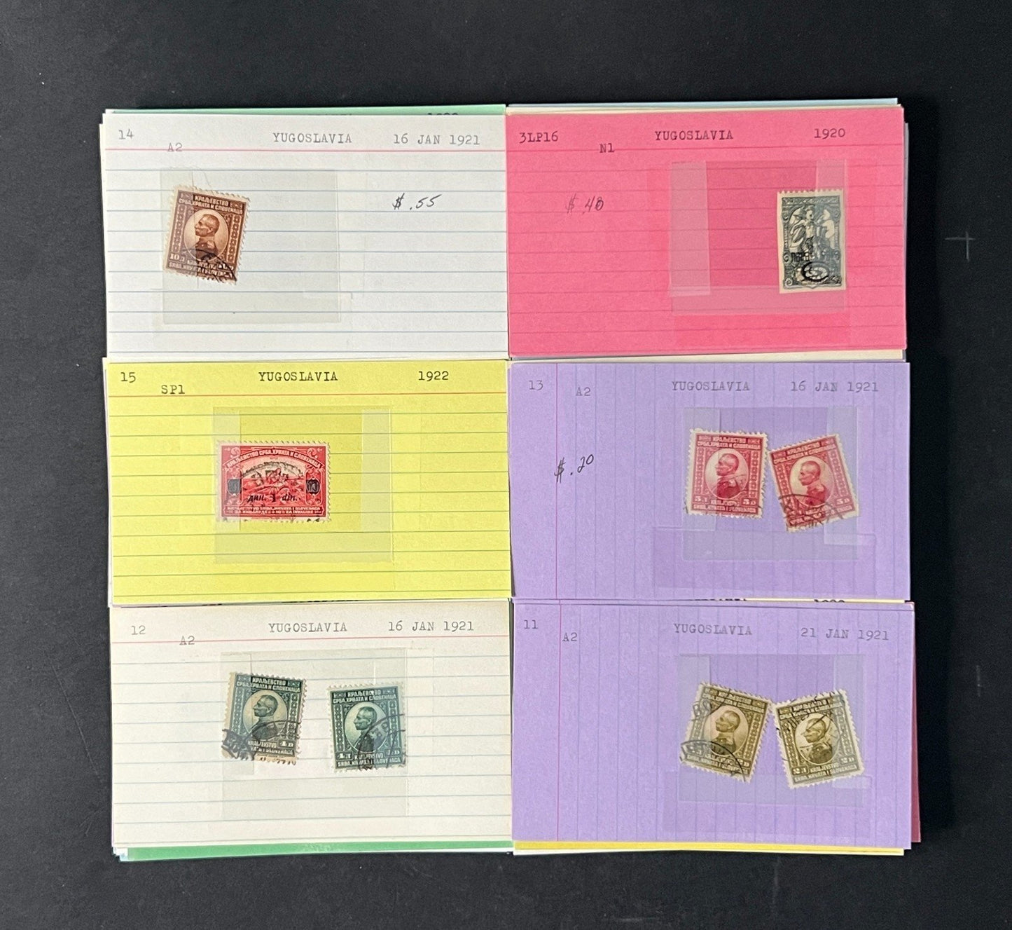 Yugoslavia Stamp Collection Dealer Cards $673 CV Mint & Used ZAYIX