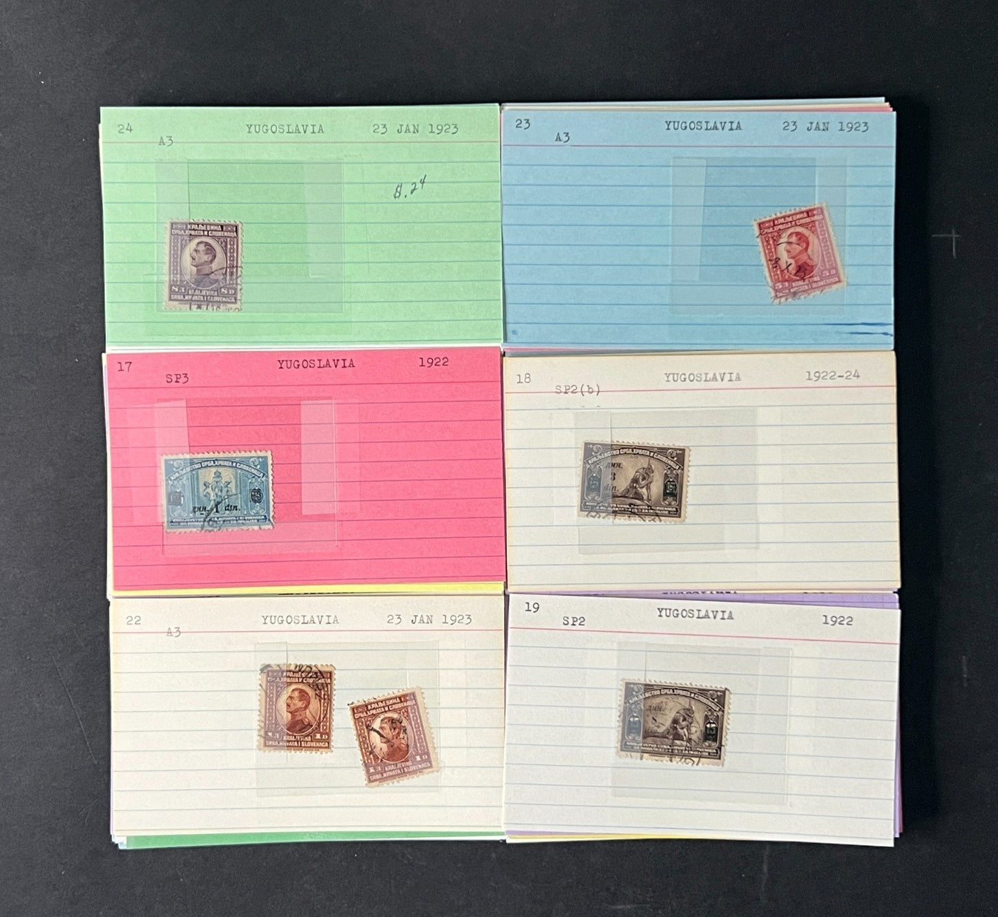 Yugoslavia Stamp Collection Dealer Cards $673 CV Mint & Used ZAYIX