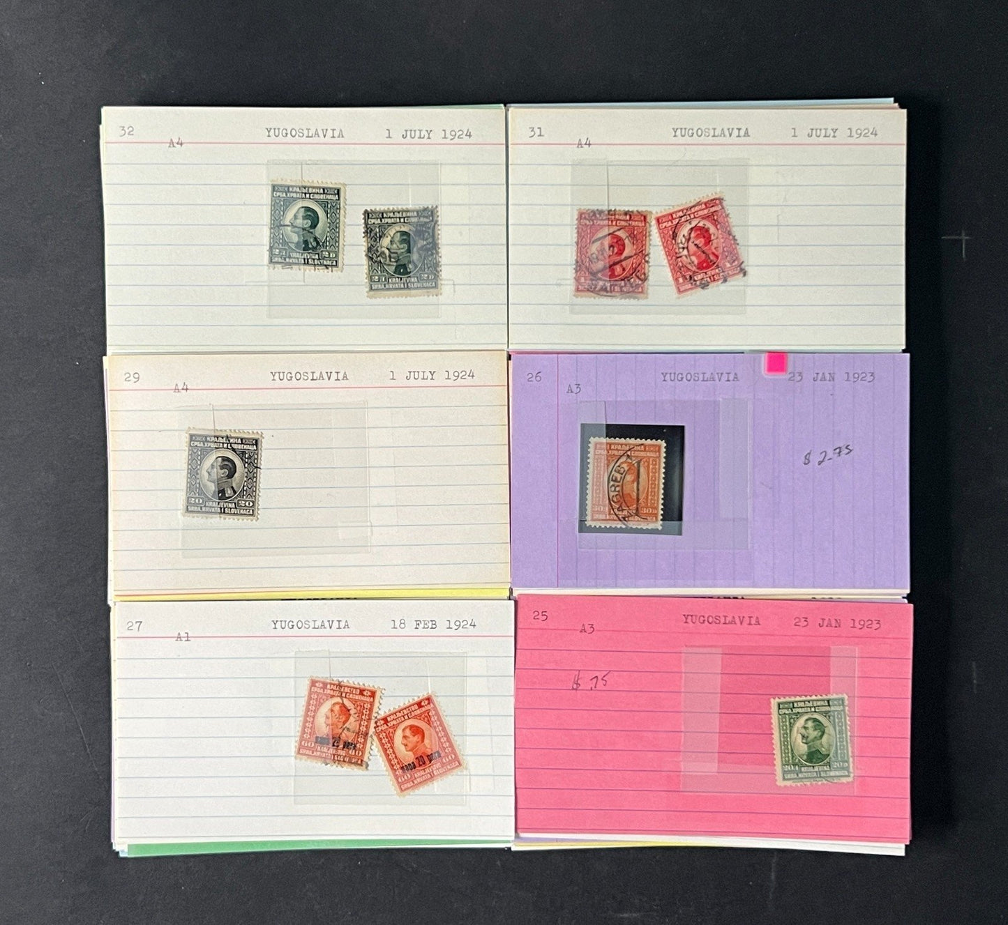 Yugoslavia Stamp Collection Dealer Cards $673 CV Mint & Used ZAYIX