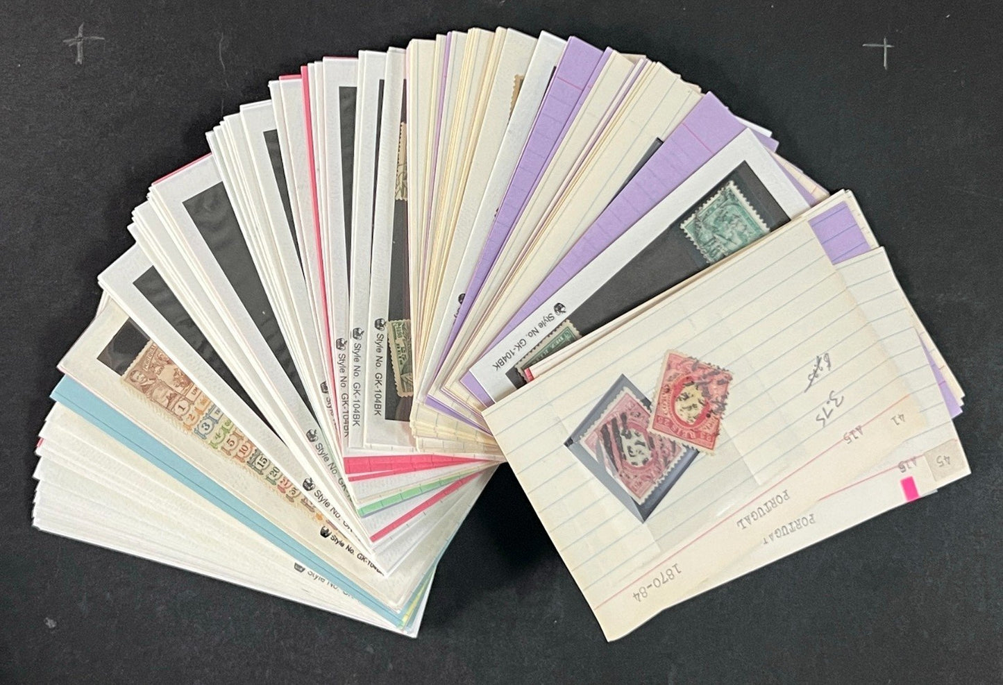 Portugal Stamp Collection Dealer Cards $1043 CV Mint & Used ZAYIX
