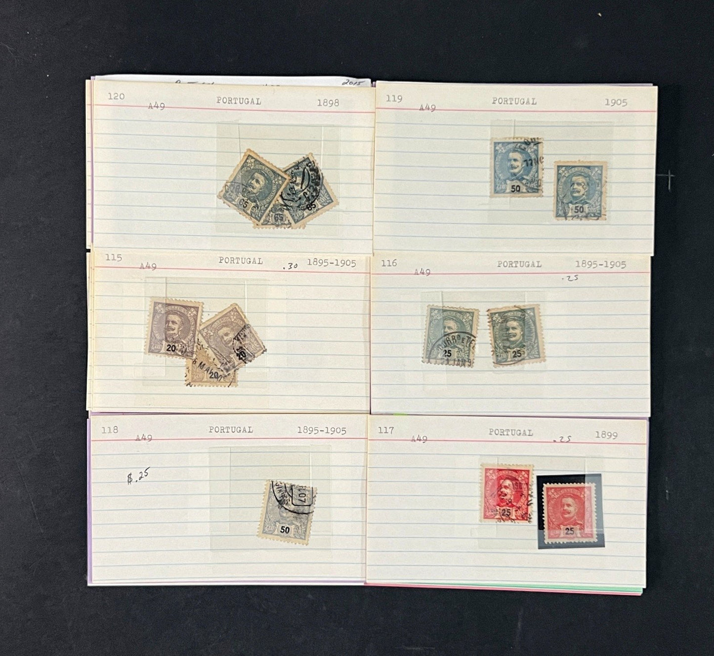 Portugal Stamp Collection Dealer Cards $1043 CV Mint & Used ZAYIX